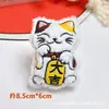 Colgante de Felpa Gato de la Suerte de Año Nuevo, Accesorios para el Cabello de Gatito, Pinzas para el Cabello, Accesorios para Ropa, Llaveros, Pequeños Adornos de Muñeca