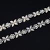 Acessórios de corrente de pérola corrente de diamante acessórios diy corrente de código chique acessórios para vestuário corrente de broca broca para costura à mão corrente de garra de strass