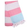 Fábrica en stock Turquía Toalla de playa Toalla de baño Transfronteriza Borla Toalla de playa Algodón a rayas 8 Colores Opcionales 100X180
