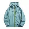 Nueva Chaqueta Exterior a Prueba de Tres Elementos, Estilo Pareja Primavera y Otoño, Chaqueta Impermeable con Capucha para Montañismo, Chaqueta Casual Estilo Pareja
