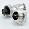 Enchufe cuadrado tipo M12, conector de aviación, conector jack, enchufe cuadrado, enchufe recto, 2-7 polos