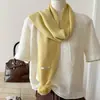 2026 Bufanda de Borlas Estilo Coreano Nueva para Mujer Invierno Engrosada Cálida Tejida Cuello Protector de Color Sólido Versátil Estilo Estudiante