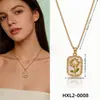 Flor de Perla Popular Transfronteriza Esmalte Acero de Titanio Diseño de Nicho Joyería de Exportación Accesorios de Collar de Gama Alta para Mujeres Verano
