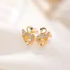 Pendientes de Cisne de Lujo Chapados en Oro de Plata de Ley S925 Yiluyin con Amatista y Citrino, Pendientes de Plata Exquisitos de Nicho