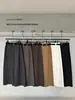 Liquidación, Sin Devoluciones ni Cambios. Pantalones Casuales Rectos Gruesos de Lana Versátiles Estilo Coreano H240130 (con cinturón)