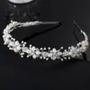 Nuevo Tocados de Novia de Amazon, Diadema de Perlas y Pedrería de Alta Gama, Sesión de Fotos, Accesorios Sencillos para Vestido, Diadema