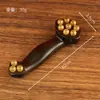 Popular Palo Pequeño para Masaje de Ojos en Forma de Loto, Masajeador Facial de Bolas de Cobre Puro, Palo para Estirar Tendones, Masaje de Puntos de Acupuntura, Especialmente Diseñado para Mujeres