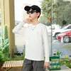 Camisetas de Manga Longa para Meninos Primavera e Outono, Camisetas Básicas para Adolescentes, Tops 100% Algodão para Crianças, Camisetas Brancas de Meninos Pequenos de Tamanho Médio