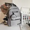 Mochila Escolar Feminina Ins Grande Capacidade Bolsa Casual Aluno do Ensino Médio Aluno Universitário Mochila Versátil 2023 Nova Bolsa para Aulas de Reforço