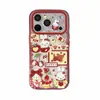 Funda para Teléfono Miffy Conejo Fresa Pastel Linda Dibujos Animados Manzana 17Promax Adecuada para 16Pro Doble Capa 15Pro17