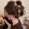 Grampo de Cabelo Laço Maillard para Mulheres, Presilha Grande Tipo Tubarão de Alta Qualidade, Novo Modelo 2026, Grampo para Coque na Parte de Trás da Cabeça, Acessório de Cabelo
