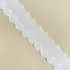 En Stock Algodón Blanco Encaje Bordado Adorno de Encaje Algodón Puro Encaje DIY Hueco Accesorio de Ropa Estilo Pequeño Chanel