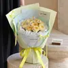 Papel Floral Espesado con Pétalos Rasgados a Mano, Papel de Envoltura para Flores, Materiales de Arte Floral, Arte para Ramos, Papel de Envoltura para Flores Frescas