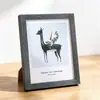 Marco pequeño de madera para fotos de 6 pulgadas de mesa, marco para póster enmarcado, marco para fotos de exhibición A4, marco de fotos A4 para montaje en pared