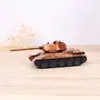 Modelo de Simulación de Mini Tanque de Metal Hierro Tigre Soviético T34 Coche de Juguete de Aleación Adorno Figura Adorno Decorativo