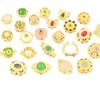Cuentas de oro francesas antiguas, perlas sueltas, cuentas de transferencia, accesorios para pulseras y collares, pulsera con cuentas, accesorios de oro y arena, joyería.