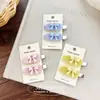 Lindo Pasador de Pelo con Lazo de Fresa de Colores de Dongdaemun, Pinza sin Costuras, Dulce Pinza Acrílica para Flequillo, Accesorio de Pelo Lateral para Mujeres
