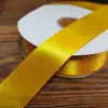 9Yw Fita Amarela Dourada de Poliéster Fita Embalagem de Chá Fábrica de Fragrâncias Fita de Embalagem Fita para Bolo Fita de Tecido Presente