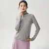 Bai Cai Rong Nueva Colección Otoño/Invierno 2026: Suéter de Punto de Alta Gama Versátil Estilo Coreano con Borde Enrollado y Diseño de Cuello Alto