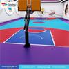 Junxin plástico interior colorido quadra de basquete piso cola antiderrapante resistente ao desgaste plástico esportes piso de basquete hall de basquete piso de PVC