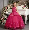 Vestido de lentejuelas para niñas transfronterizo europeo y americano, elegante vestido de lunares ondulados para niñas, vestido de princesa largo Ponte en stock 8020