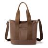 Nuevo bolso de lona de 16 pulgadas estilo japonés, bolso de mano estilo coreano para mujer, bolso cruzado de hombro, bolso sencillo de gran capacidad para mujer.