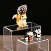 Suporte de Exibição Acrílico em Forma de U Suporte de Mesa Transparente para Figura Caixa Surpresa Bolsa Rack de Armazenamento de Amostras