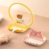 Suporte de Espátula de Desenho Animado Prateleira Dobrável para Bancada para Colheres, Espátulas de Cozinha e Organizador de Tampas de Panela