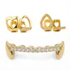 En Stock Dientes Grillz Dientesgrillz Más Vendidos Transfronterizos Europeos y Americanos Hip-Hop Juego de Dientes Grill Dientes Afilados