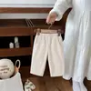 Pantalones Largos de Pana de Color Sólido Estilo Japonés para Niñas, Mono Holgado Cómodo para Bebé, Pantalones Artísticos para Niños Pequeños, Pantalones de Exterior
