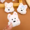 Colgante broche de peluche de dibujos animados estilo japonés West Highland, lindo accesorio de perro para ropa, zapatos, bolsos, decoración DIY, exhibición de puesto, accesorio para caja de regalo