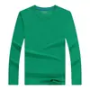 Ropa de trabajo de manga larga 50% poliéster-algodón, camisetas hechas a medida, polos, ropa de trabajo de otoño, camisetas publicitarias, bordado e impresión de logotipos