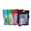 Bolsa de empaque para cable de datos universal, bolsa con cierre hermético de alambre trenzado luminoso, bolsa de empaque de alambre de nailon, bolsa para cargador 10.5*15