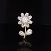 Nuevo Estilo Coreano Compacto Hebilla Anti-Exposición Broche Temperamento de Gama Alta Broche de Rosa Accesorios Fijos para Boca de Ropa Venta al por Mayor