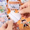 Caja de Pegatinas de Recompensa de Dibujos Animados de Nezha Pegatinas Creativas Divertidas con Texto Pegatinas de Ánimo para Estudiantes de Preescolar y Primaria Regalos