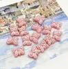 Perla de Imitación ABS Forma de Flor Mini Mariposa Cuentas Espaciadoras Hechas a Mano Cuentas DIY Pulsera Llavero Accesorios de Joyería Pegamento Cremoso