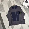 Chaqueta Cortavientos Cruzada de Piedra Fina para Protección Solar de Primavera y Otoño, Chaqueta Casual Holgada Funcional para Exteriores para Hombres y Mujeres