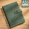 Caderno A5 Personalizável com Logo, Conjunto de Caixa de Presente Bloco de Notas Estilo Chinês, Lembrança, Caderno com Fivela Flor Janela Hot Stamping