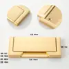 Tirador de Anillo Invisible para Puerta de Armario con Cajón sin Perforaciones, Tapa Blanda, Oscuro, Moderno y Sencillo