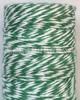 Cordón de algodón fino de 1 mm de color, hilo de doble color, zongzi, eje de madera de algodón fino, embalaje de tarjetas de papel, venta al por mayor de fábrica