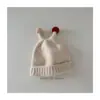 Estilo Coreano Chapéu de Inverno para Bebê Novo com Antena Tricotado Fofo Super Fofo Chapéu de Tricô para Bebê Chapéu de Lã Atacado