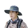 Sombrero de Protección Solar para Hombre Verano al Aire Libre Protección Solar Viaje Ocio Estilo Coreano Sombrero de Pescador Montañismo Pesca Sombrero para el Sol
