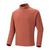 26 Chaqueta de Forro Polar Nueva para Hombre Otoño/Invierno, Media Cremallera, Abrigo Cálido de Forro Polar Polar con Cuello Alto, Logo Personalizable