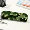 Serie Camuflaje Caja de Papelería para Niños Bolsa Octogonal Multifuncional para Lápices Creativa Masculina Cilíndrica de Gran Capacidad Bolsa de Almacenamiento para Papelería