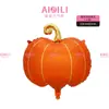 Nuevos globos de calabaza 3D de ensamblaje transfronterizos para decoración de ambiente de fiesta de calabaza de Halloween