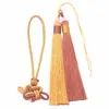 Nudo Chino Borla Semicabado Nudo Propicio Cuerda para Mango Doble Color Espiga Accesorios Accesorios Cuerda Colgante para Coche DIY