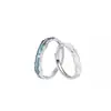 Anillo Luminoso de Plata Pura S999 para Mujer, Anillos de Pareja de Lujo Ligero de Nicho, Ajustable, Regalo de San Valentín