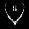 Collar de Perlas de Moda Popular Transfronterizo para Mujer, Joyería de Novia, Pendientes, Accesorios de Cadena para Clavícula de Lujo de Gama Alta de Nicho