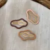 Elegante pinza BB hueca con forma de nube, pinza lateral simple estilo coreano para flequillo, pinza para el pelo ondulado para arreglar mechones sueltos, accesorio para el pelo para mujer