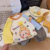 Top de Manga Larga para Niños, Nuevo de Primavera, Lindo Parche de Dibujos Animados, 2026, Holgado, Dibujos Animados 3D, Muñeco, Top Casual